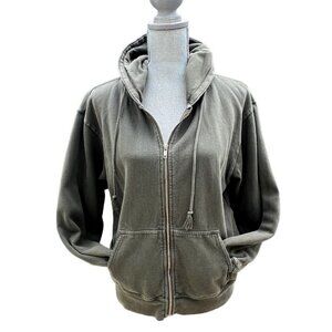 BRANDY MELVILLE 💙JOHN GALT   Khaki Green Sweatshirt Hoodie